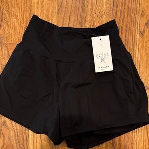 HALARA Women's Athletic Black Shorts